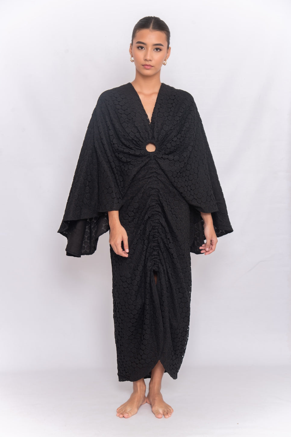 Lo Dress (Black Crochet)