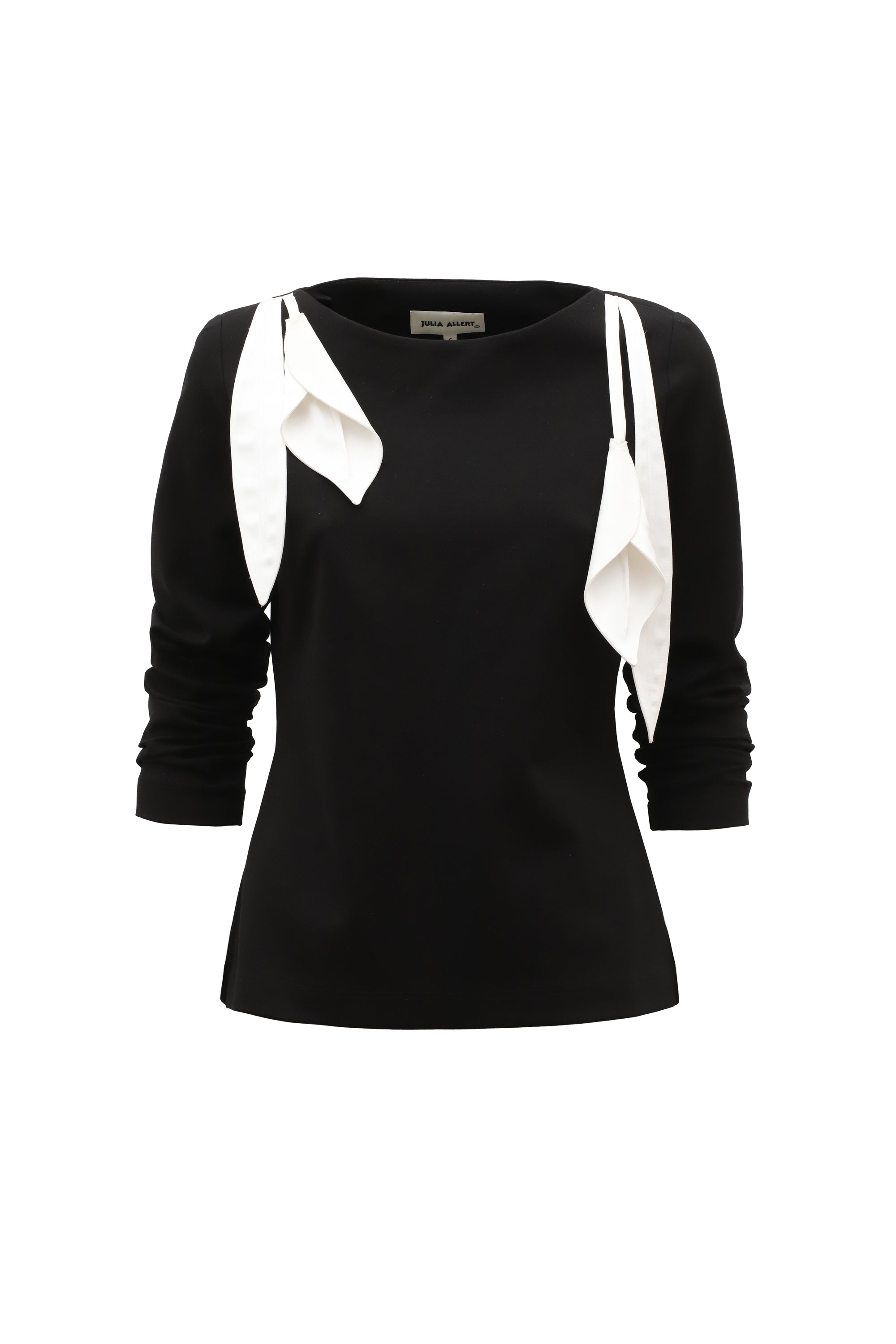 JA L/S Knit Top with Tulips