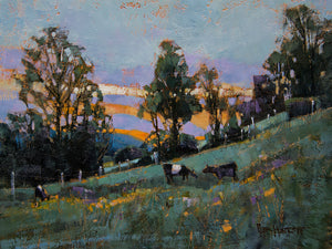 PETER HUNTOON EVENING MEADOW  ARTWORK