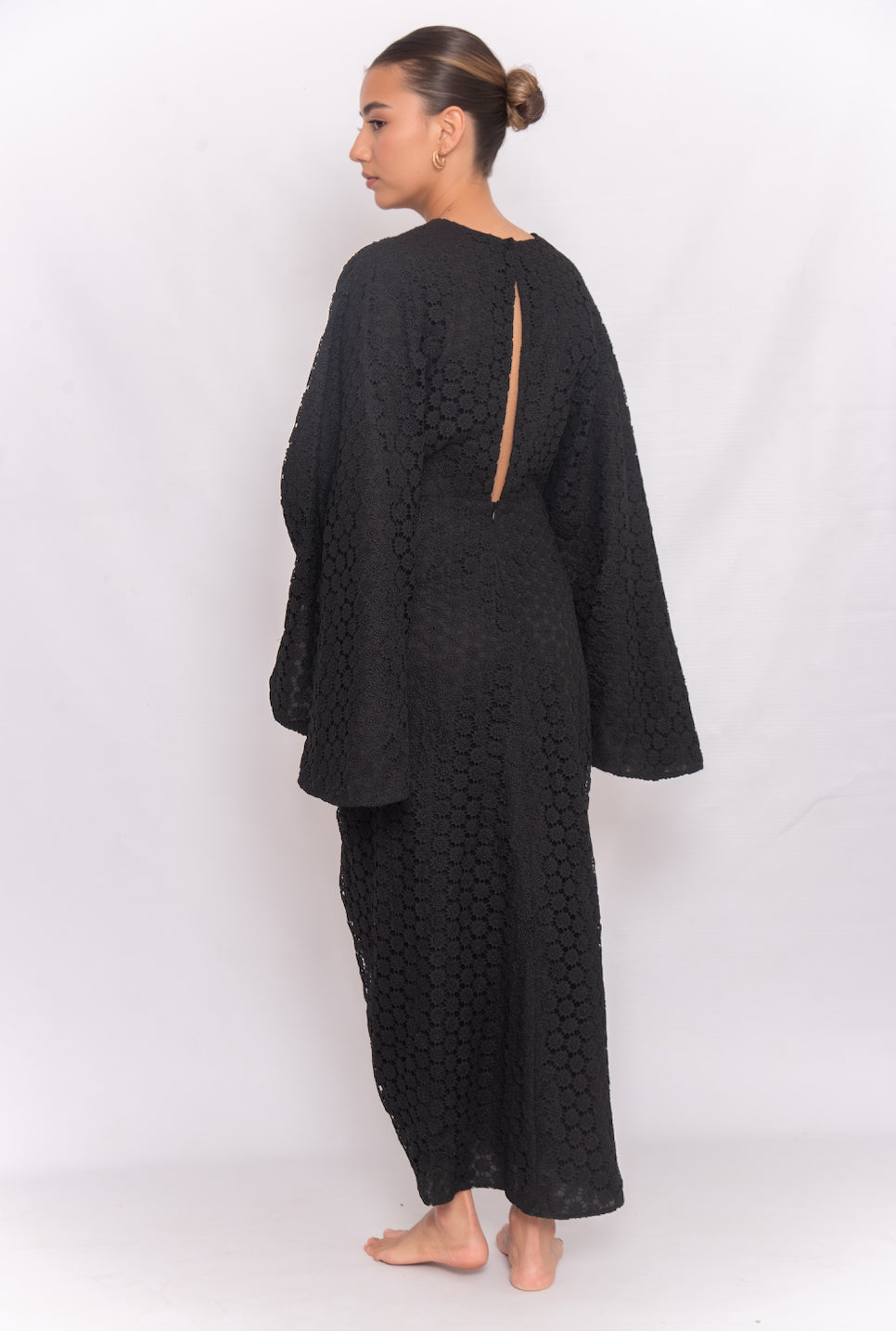 Lo Dress (Black Crochet)