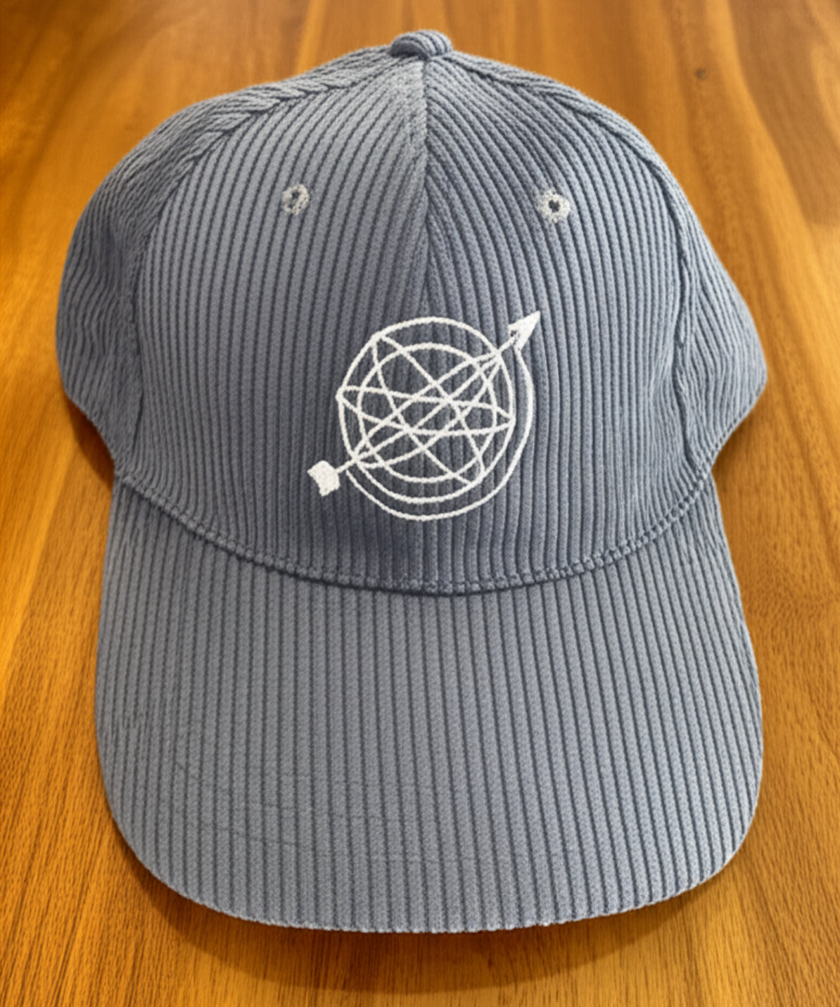 MARLOWE GREY CORDUROY HAT