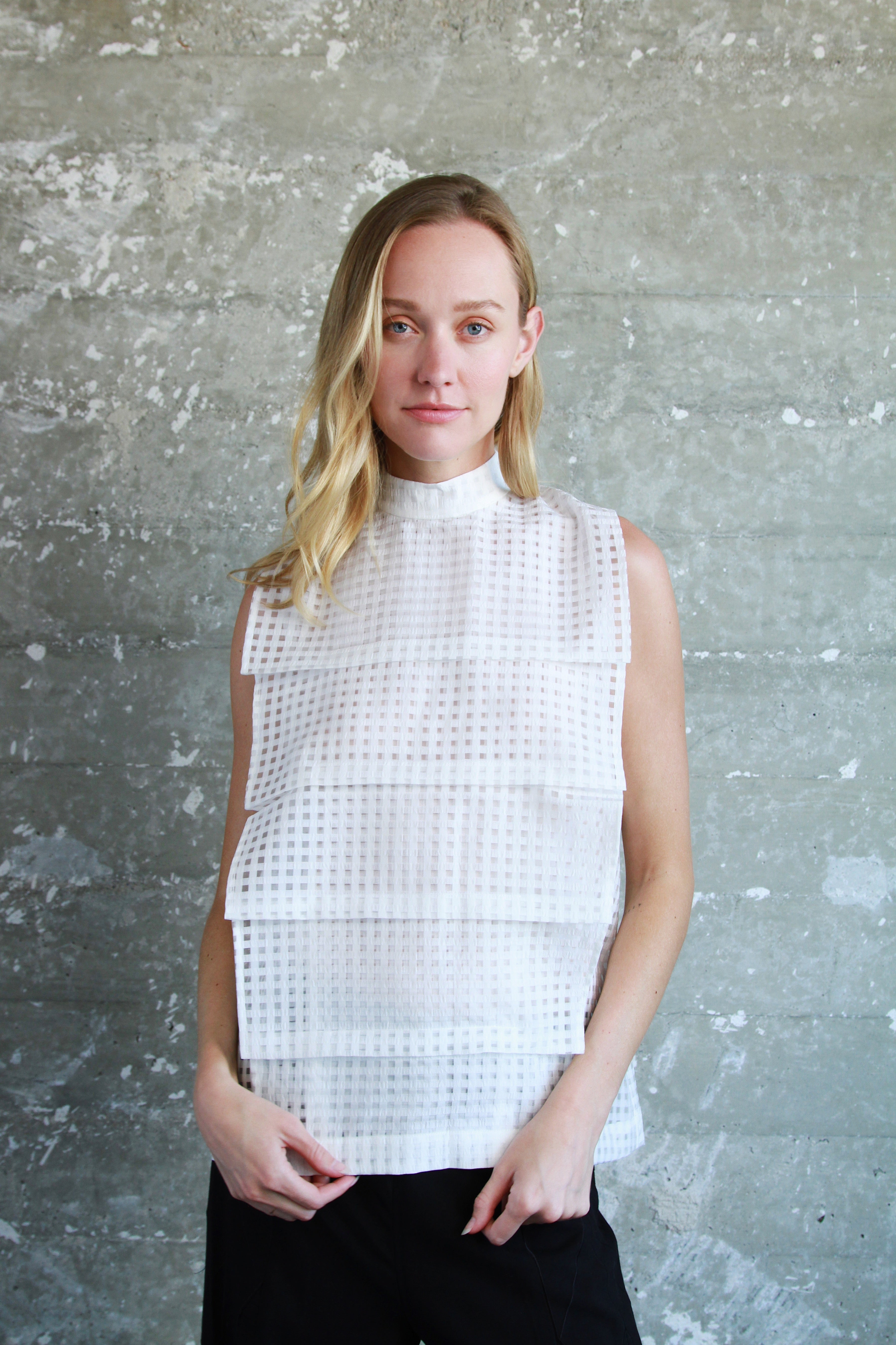River Blouse in White