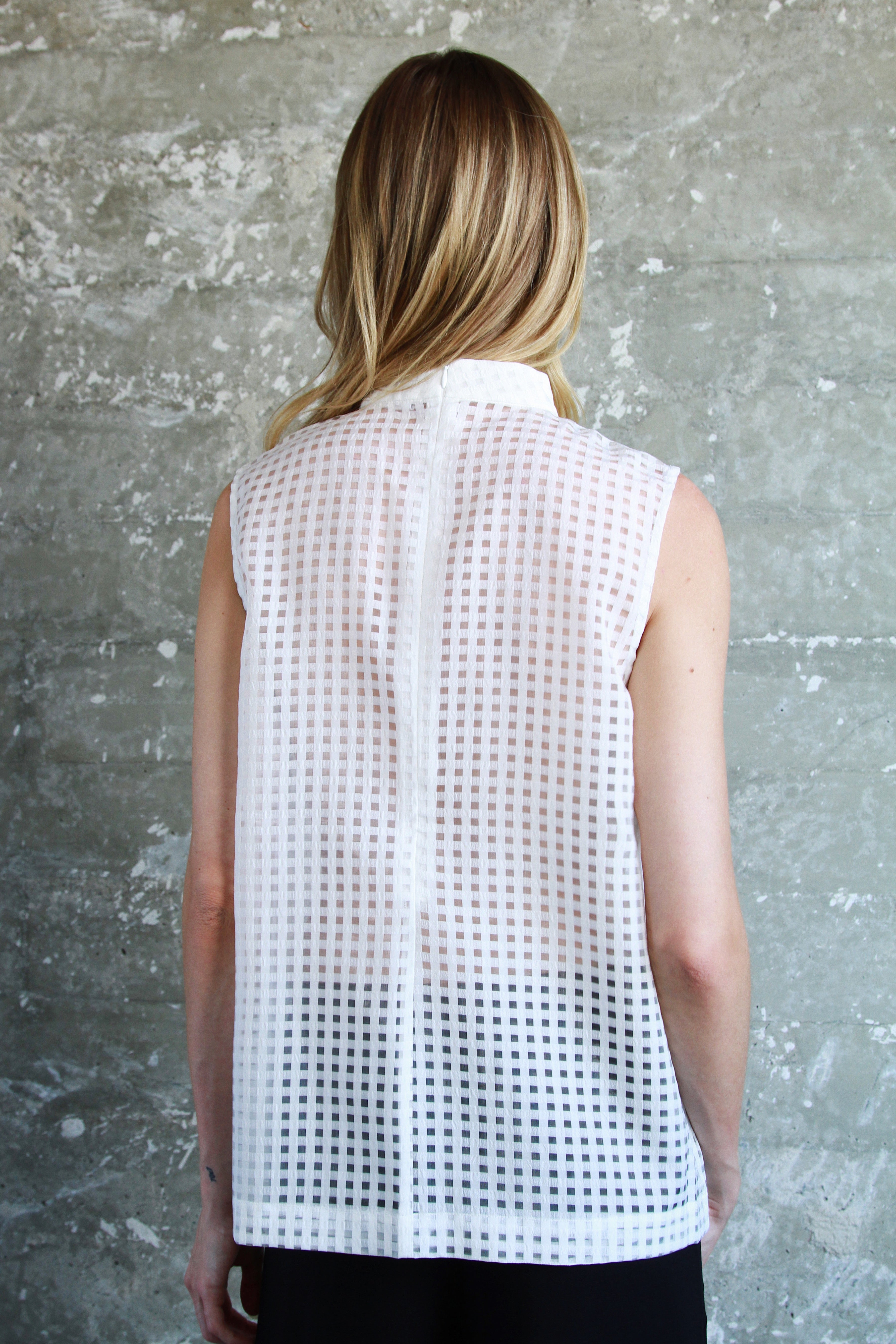 River Blouse in White