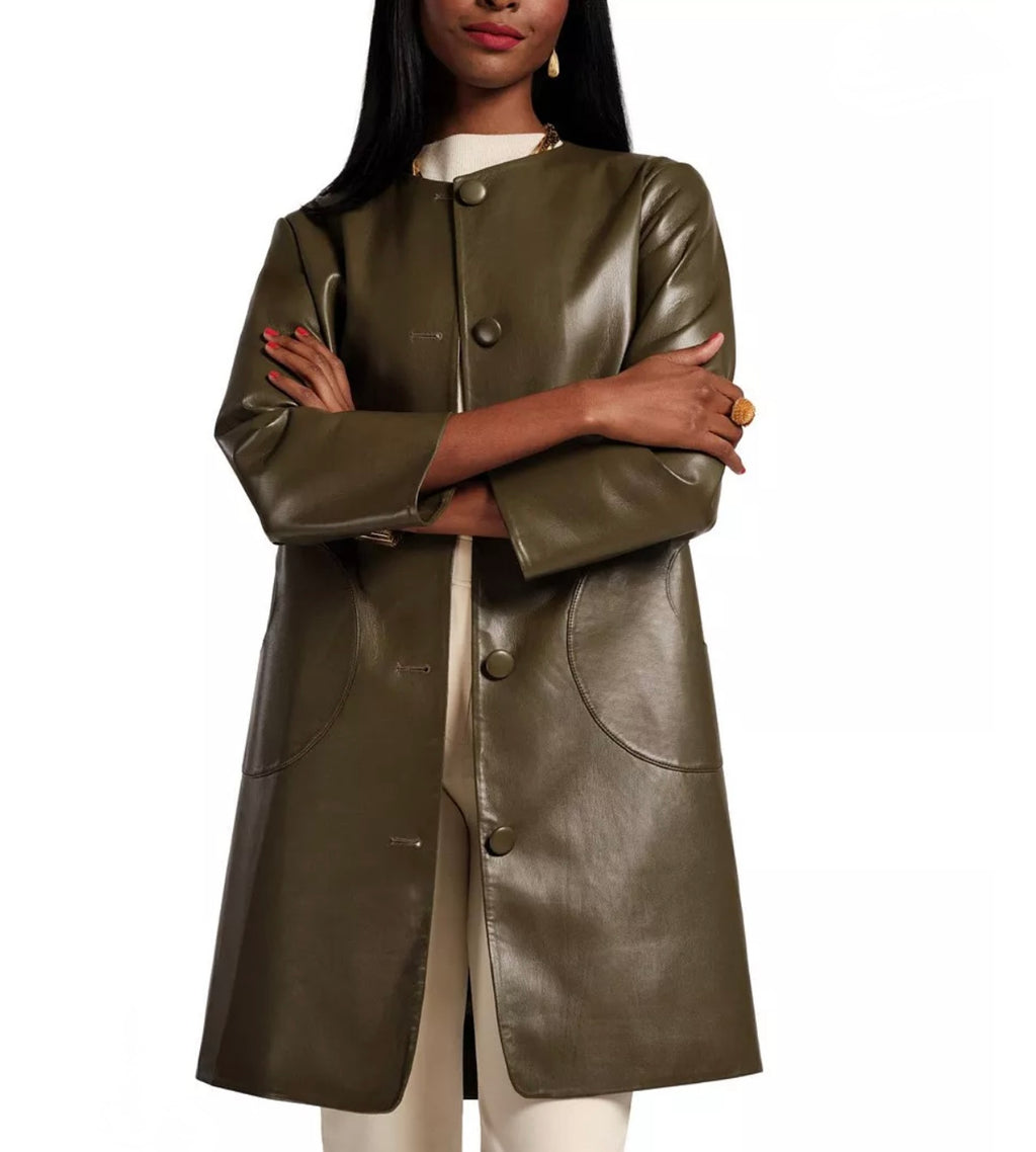 FV Green Olive Suede Jacket