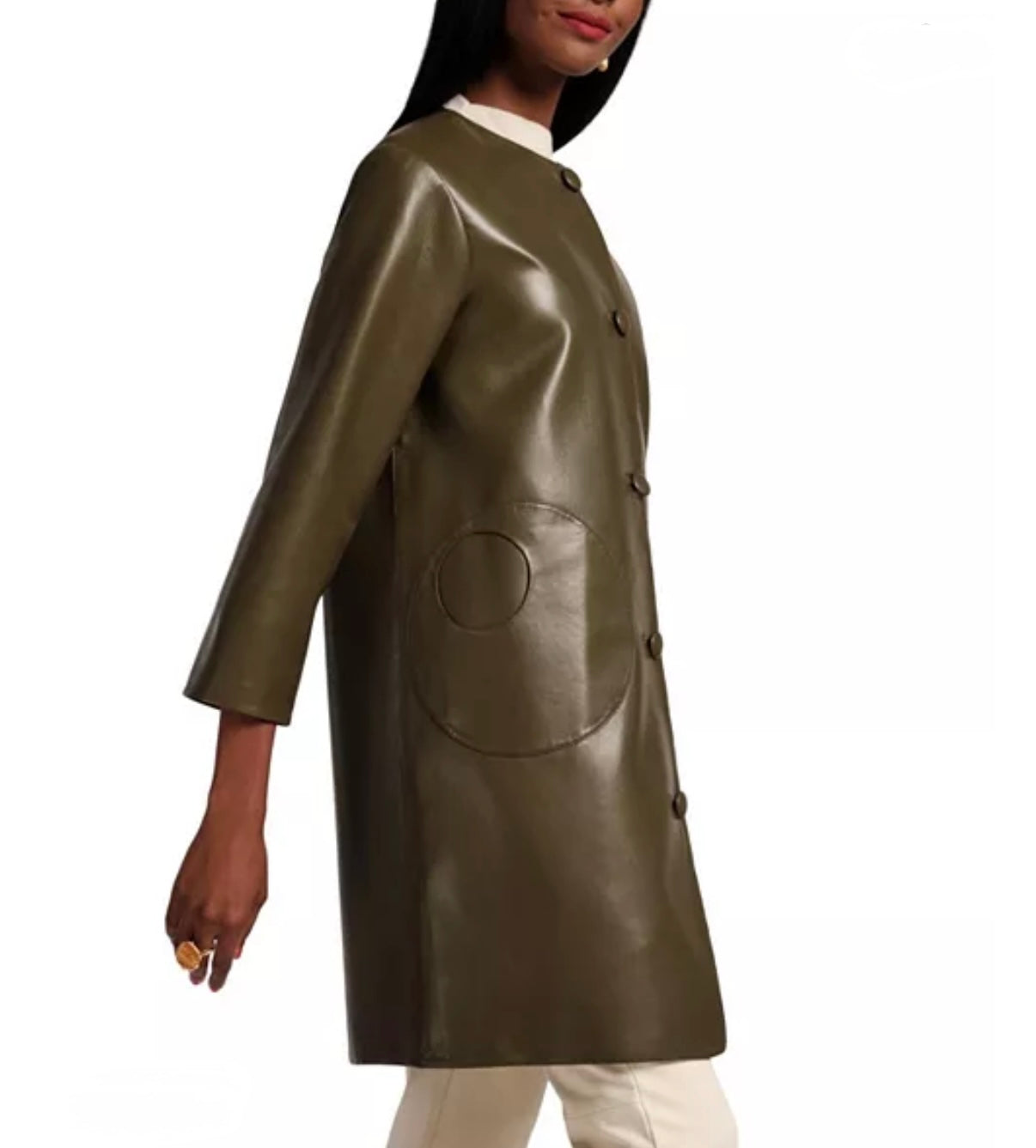 FV Green Olive Suede Jacket