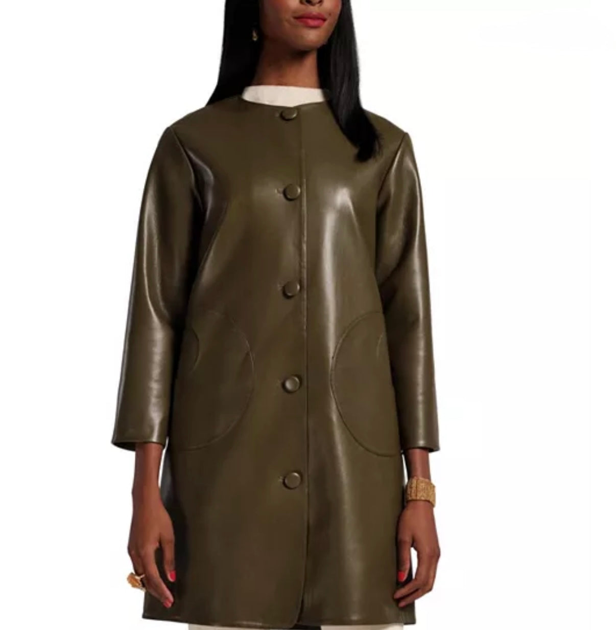 FV Green Olive Suede Jacket