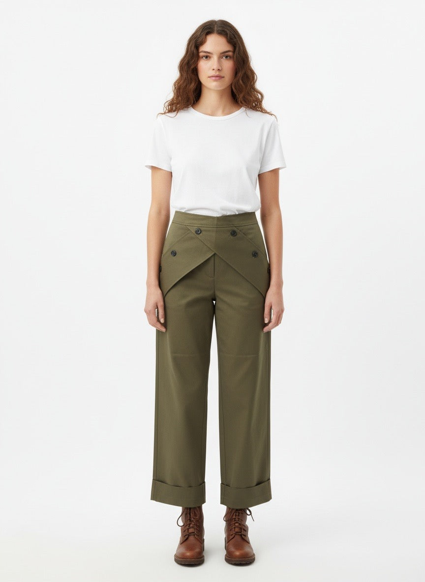 Olive Surplus Pants