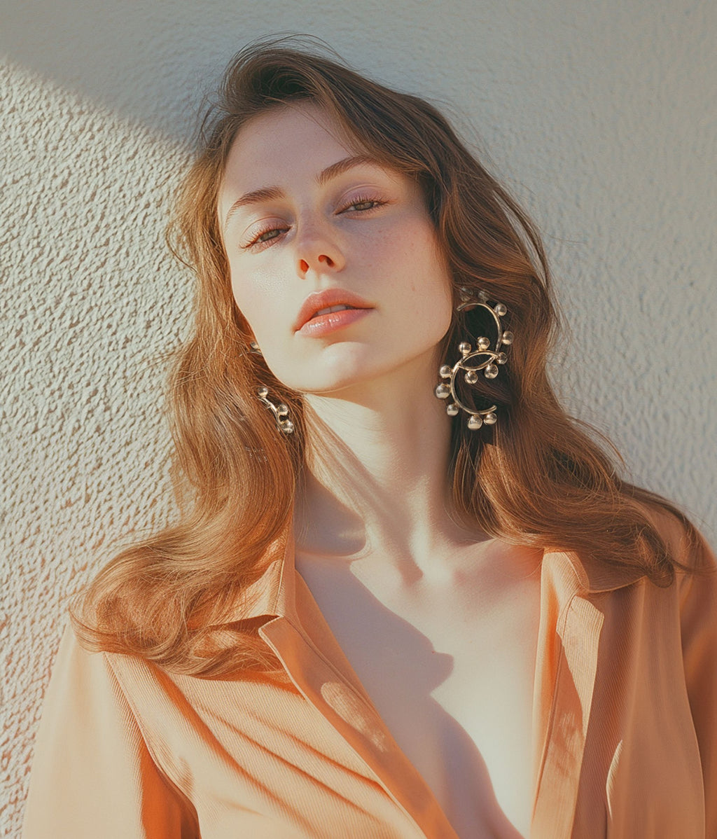 CC CREST EARRINGS