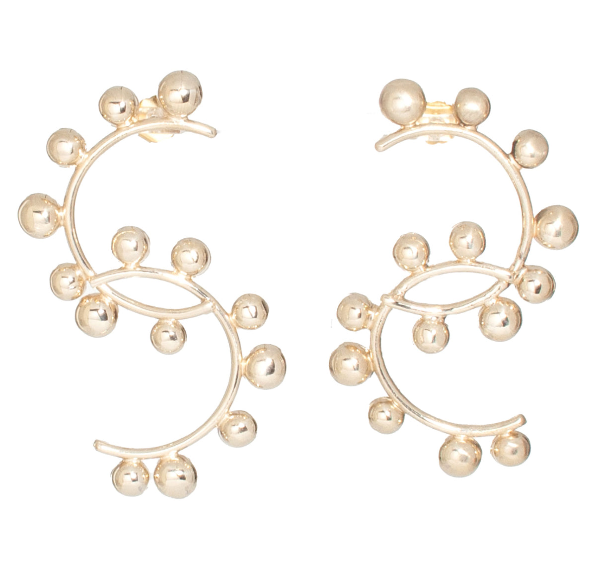 CC CREST EARRINGS