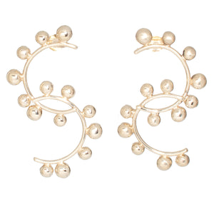 CC CREST EARRINGS