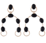 CC HIGHLAND EARRINGS (BLACK)