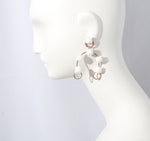 CC HIGHLAND EARRINGS (WHITE)