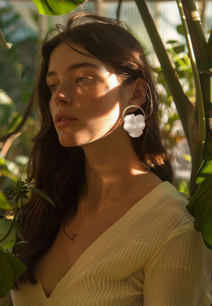 RENTAL CC PANSY EARRINGS