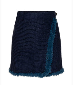 TULLE JOUR TEAL/BLUE SHAWL