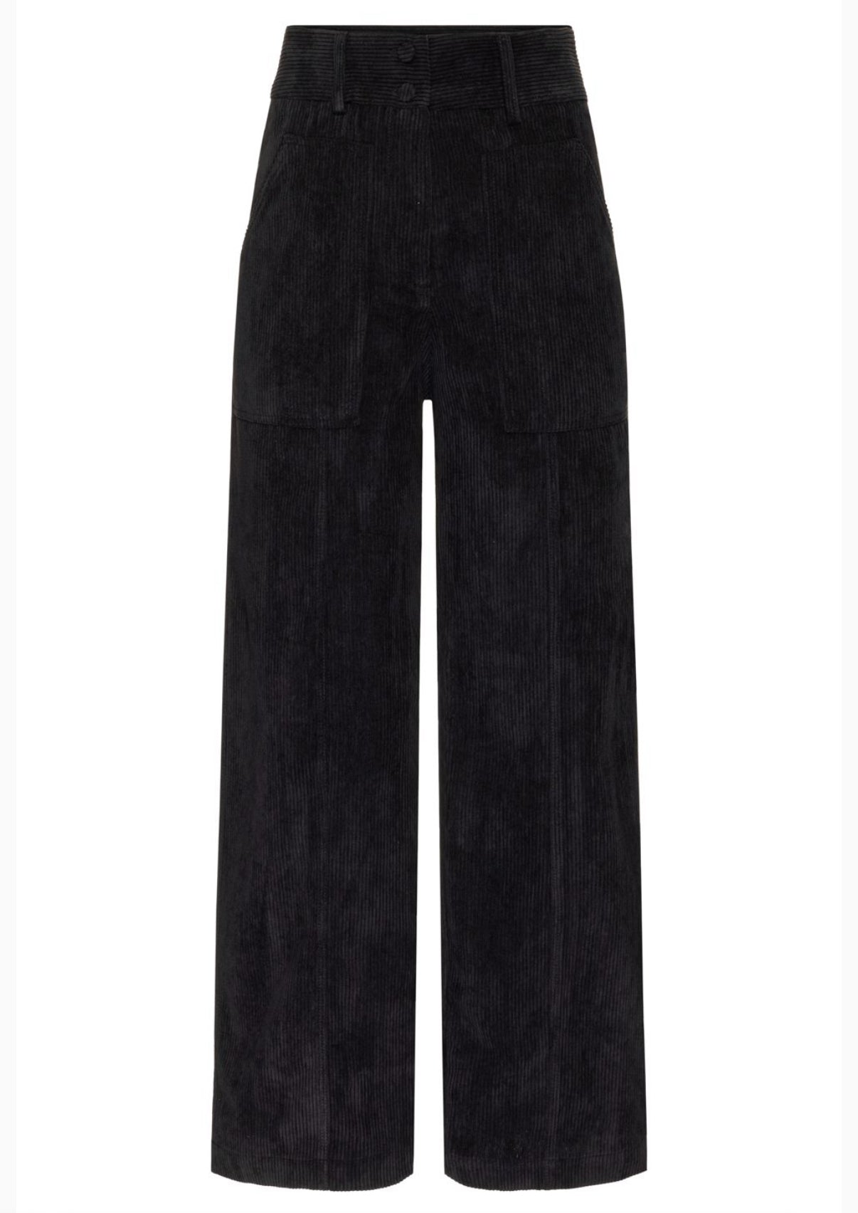 TULLE JOUR BLACK CORDUROY PANTS