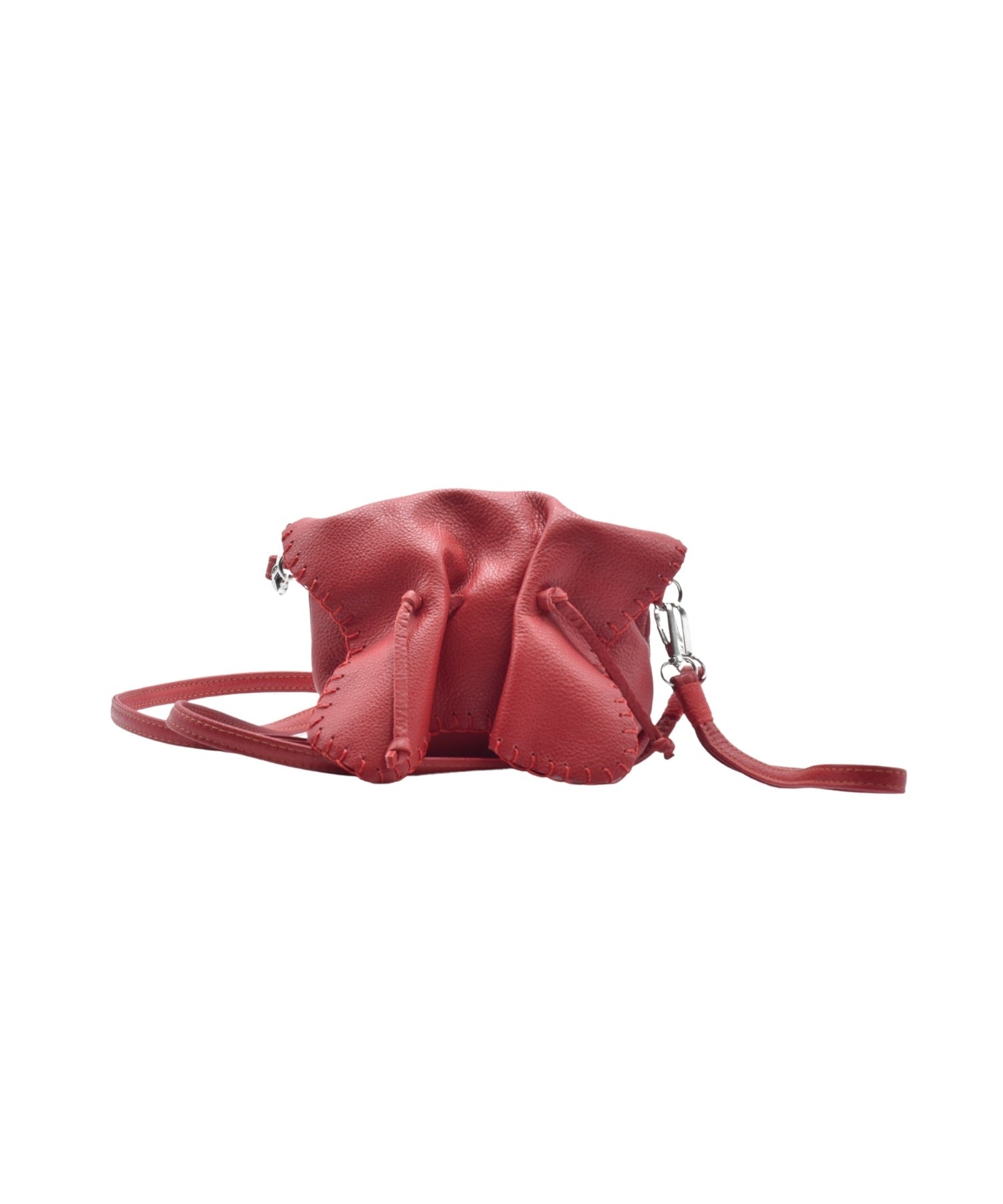 Carlos Falchi Red Mini Butterfly