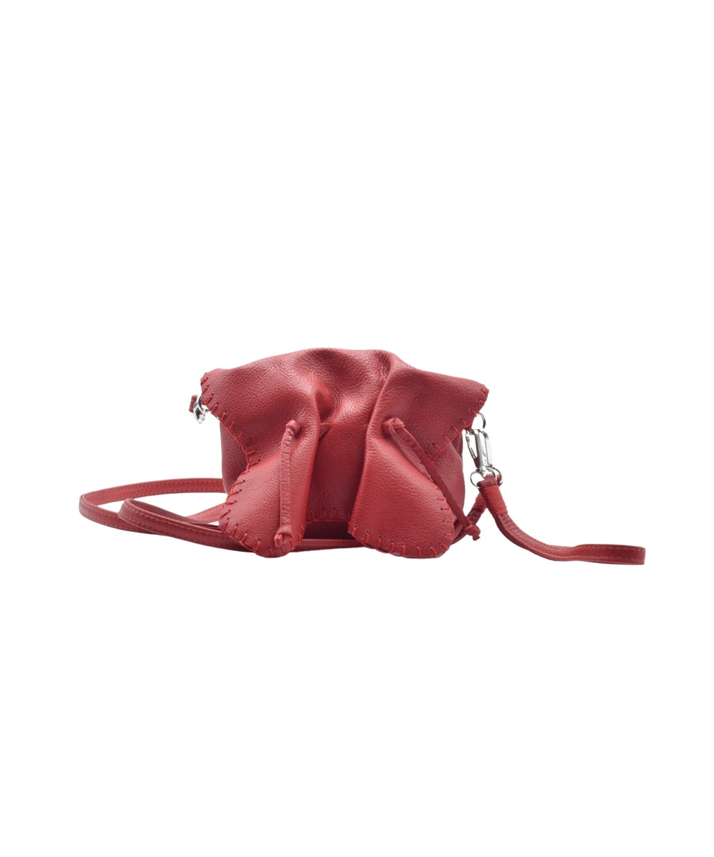 Carlos Falchi Red Mini Butterfly