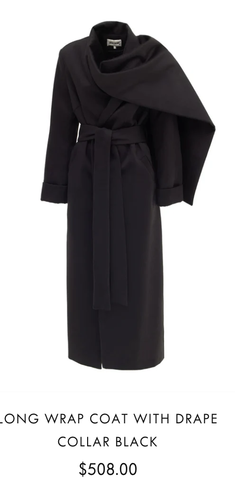 JULIA ALLERT BLACK COAT