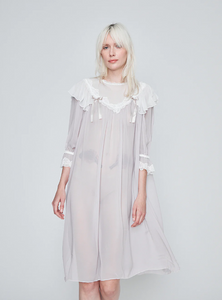 310 COZETTE STREET PINK SHEER NIGHTGOWN