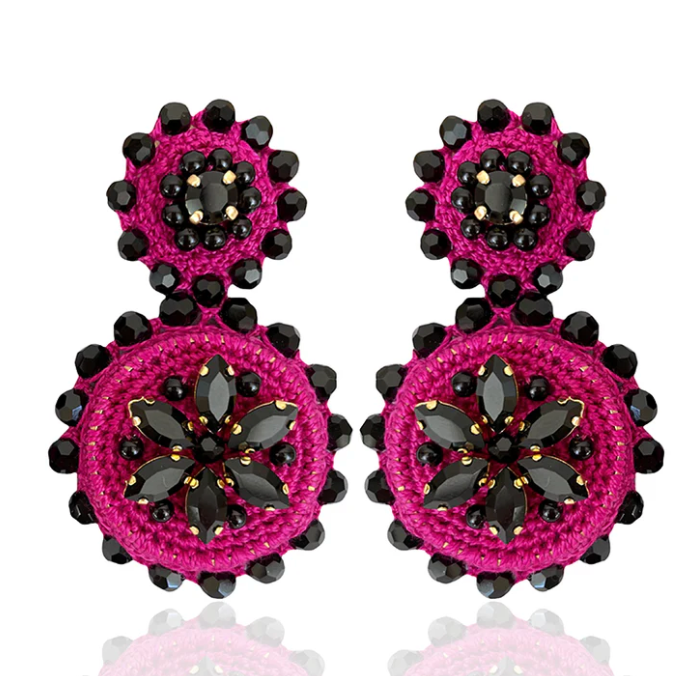 PINAR PINK JEWEL EARRINGS