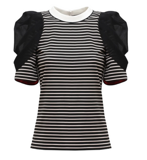JULIA ALLERT KNIT STRIPE TOP