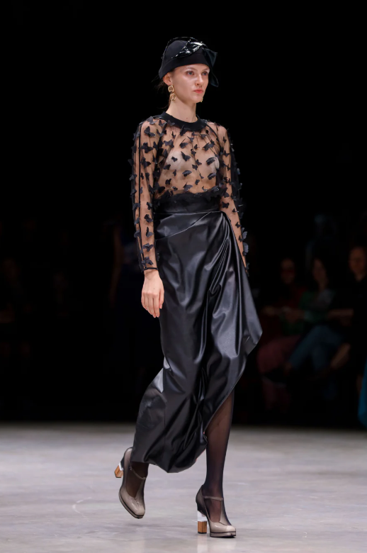 JA Faux Leather Skirt