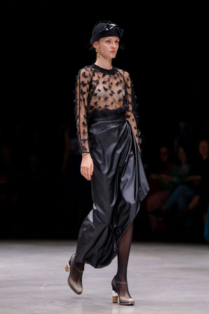JA Faux Leather Skirt