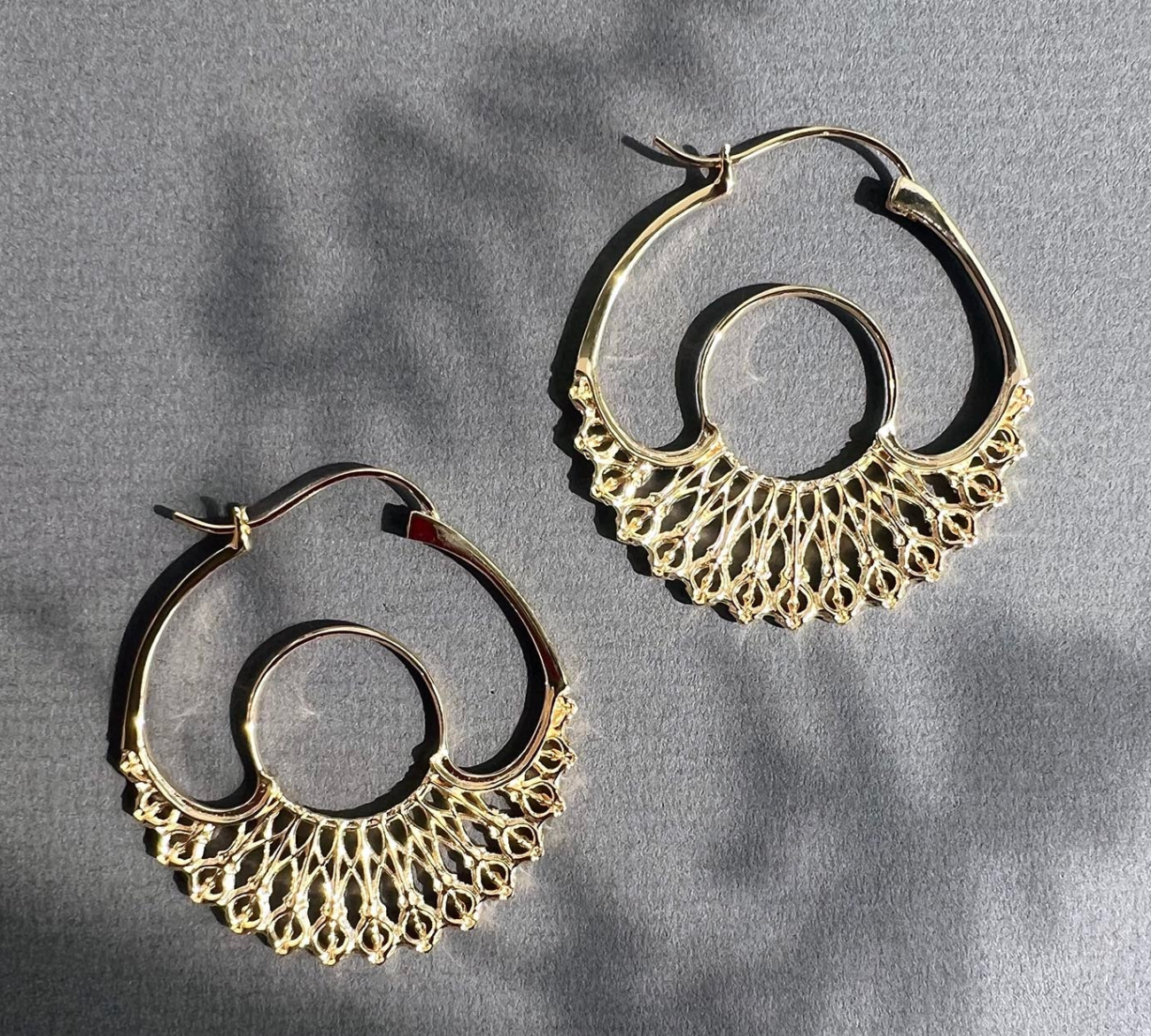 A&O Iris Gold Hoops