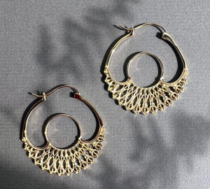 A&O Iris Gold Hoops