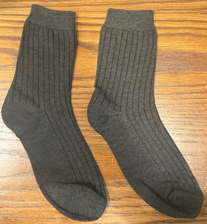 Solid/Thin Strip Dress Socks