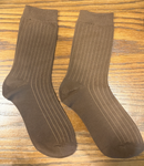 Solid/Thin Strip Dress Socks