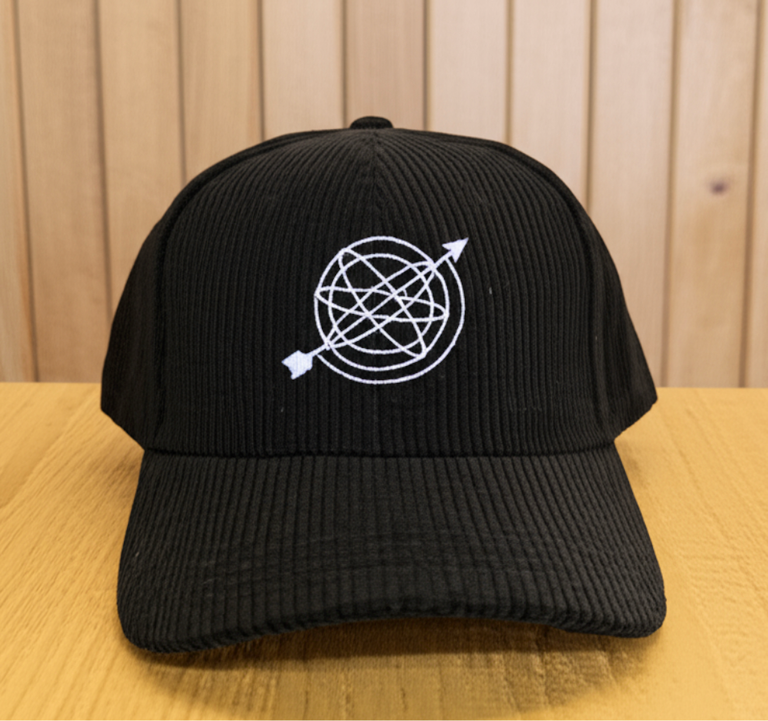 MARLOWE BLACK CORDUROY HAT