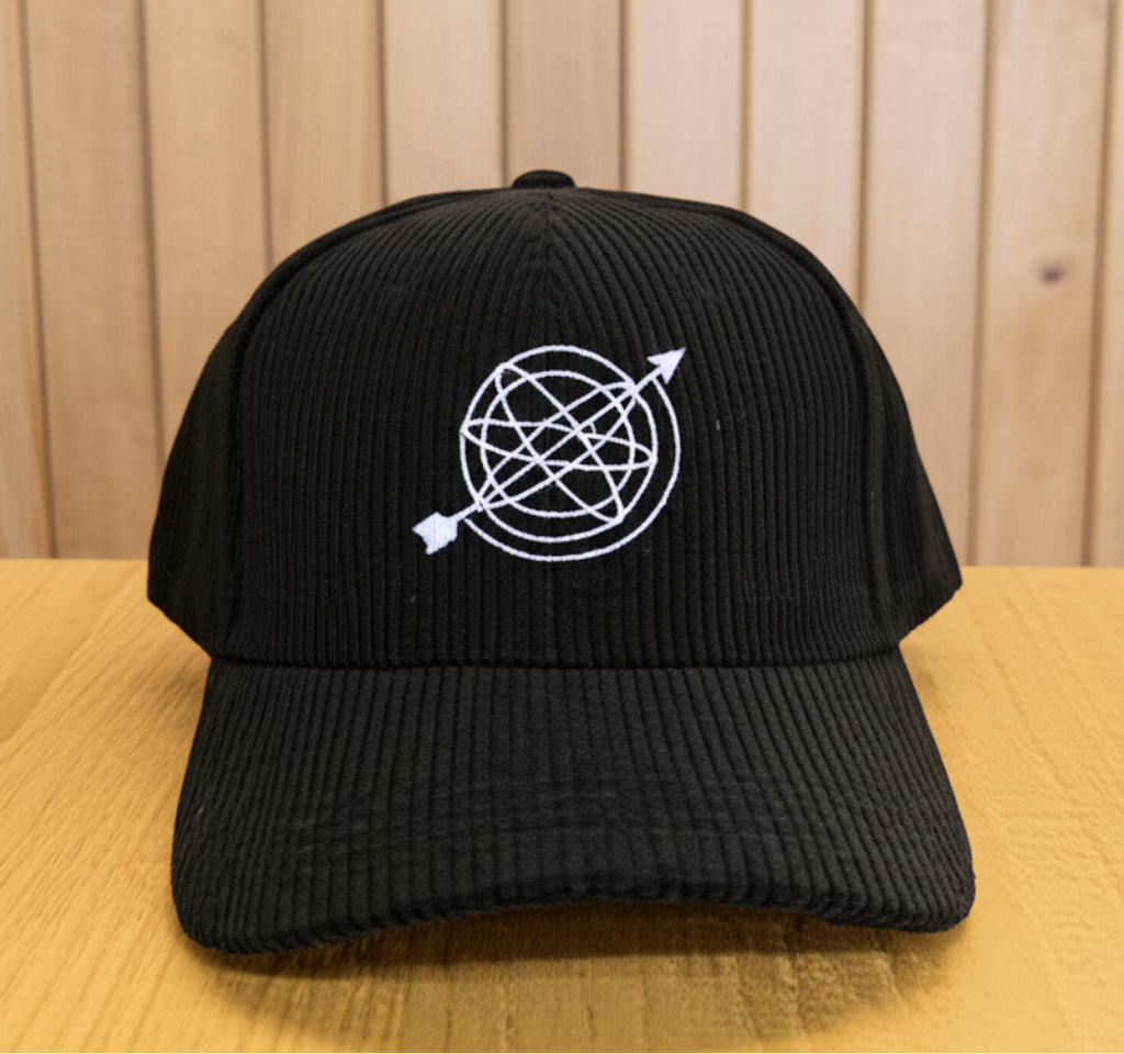 MARLOWE BLACK CORDUROY HAT