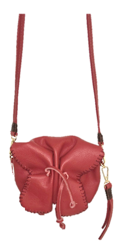 Carlos Falchi Red Mini Butterfly