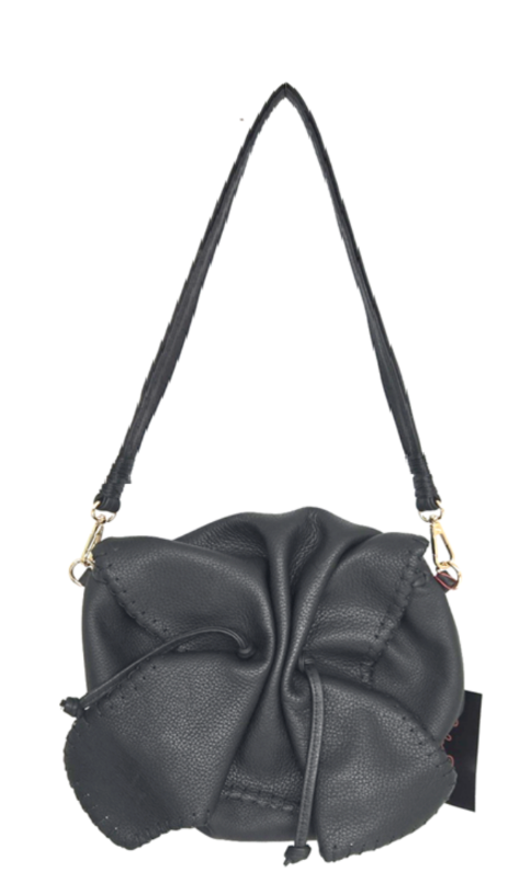 Carlos Falchi Black Medium Butterfly