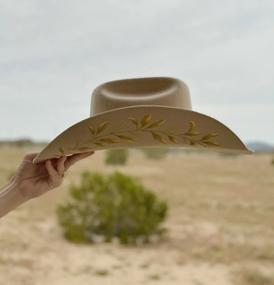 Painted Cowboy Hat