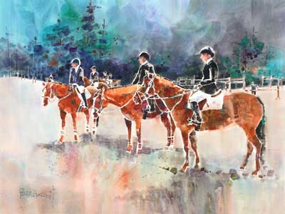 PETER HUNTOON RIDERS ON DECK ARTWORK