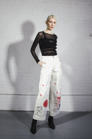 SAINT NO Collaboration Trousers